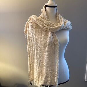 Elegant Cream Scarf